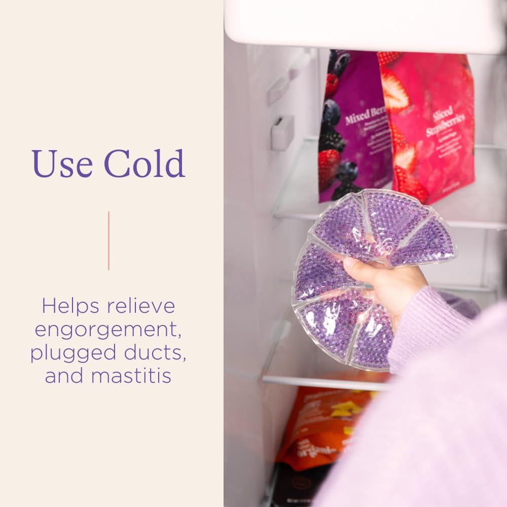image:imageLansinoh Breast Therapy Packs Hot and Cold BreastPads with 2 Soft Covers Postpartum Essentials for Nipple Pain Relief Mastitis Engorgement Support for Breastfeeding Pumping Aid 2 Pack2 Count