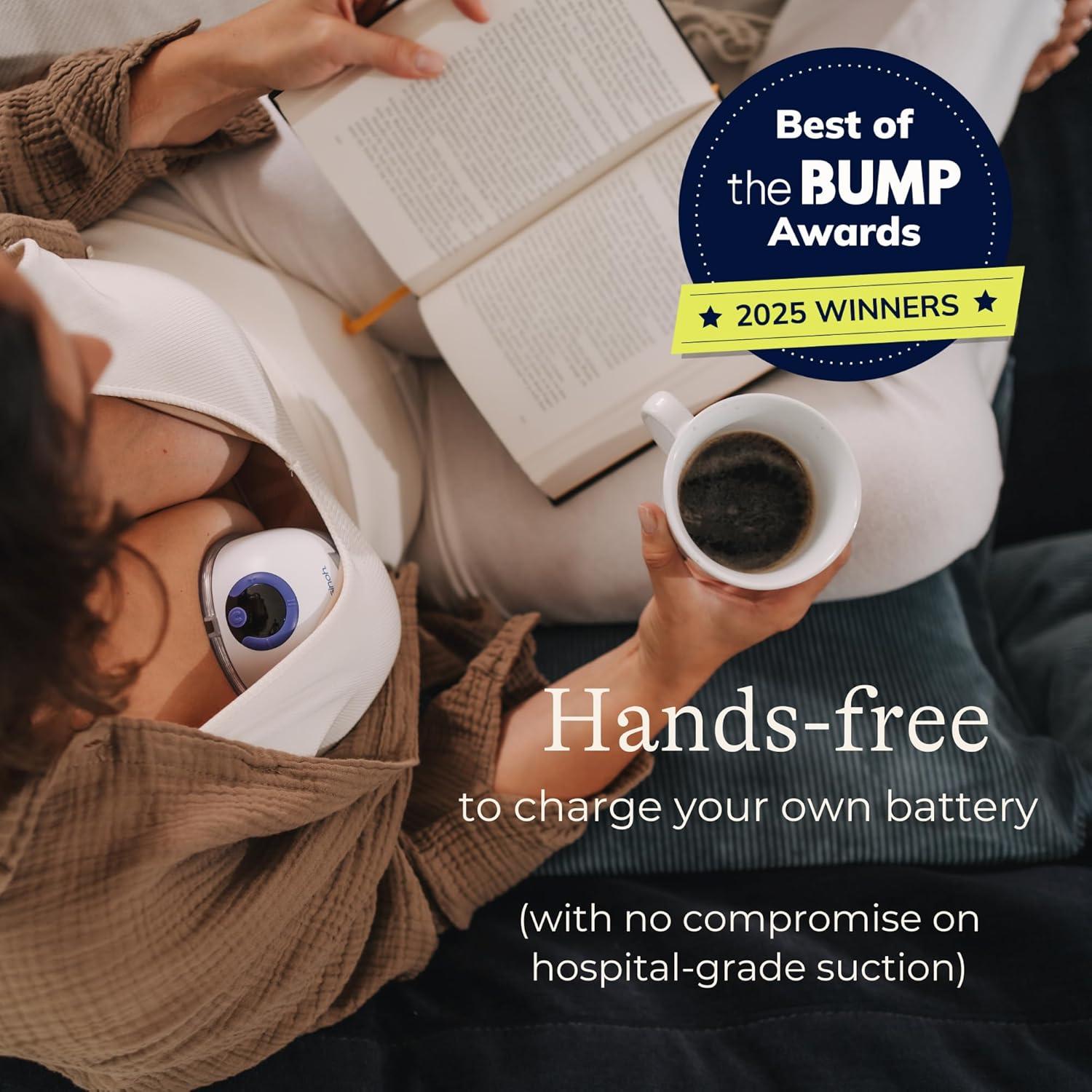 image:imageLansinoh DiscreetDuo Extra Pumping Set HandsFree Wearable Breast Pump Accessories Portable Replacement Kit with Milk Collection Cups Flanges Valves amp Bottles Pump Not IncludedDiscreetDuo Breast Pump