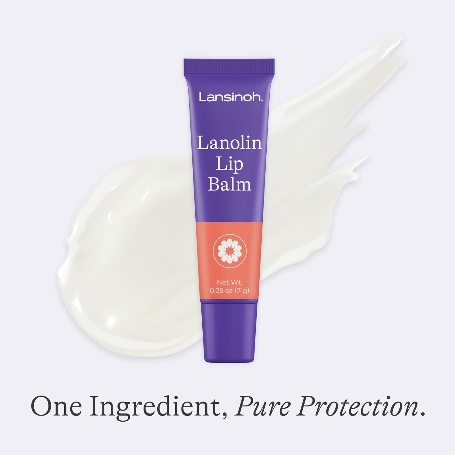 image:imageLansinoh Lanolin Lip Balm 2 Pack 025 oz Each UltraMoisturizing Lip Care with Natural Lanolin for Dry Chapped Lips
