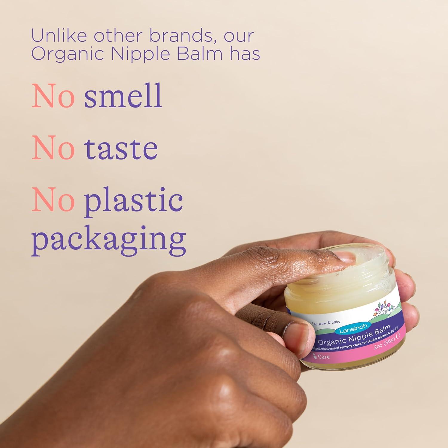 image:imageLansinoh Organic Nipple Butter Nipple Cream Safe for Breastfeeding Baby Postpartum Essentials for Mom 2 Ounces2 Ounce Pack of 1