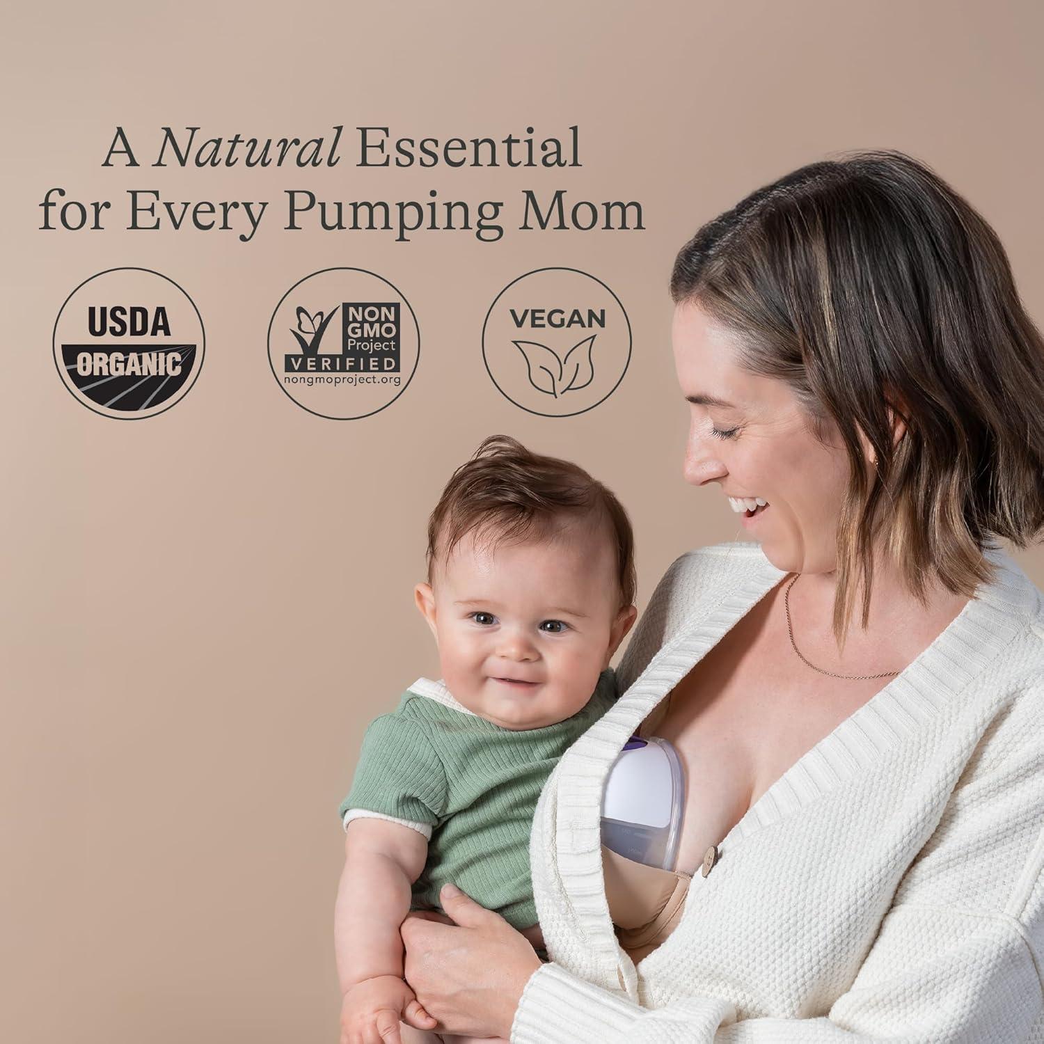 image:imageLansinoh Organic Pumping Spray LanolinFree Flange Lubricant Breast Pump Spray Hypoallergenic Vegan PlantBased Breastfeeding Essentials for Sore Nipples amp Moisturized Skin 2 Fl oz