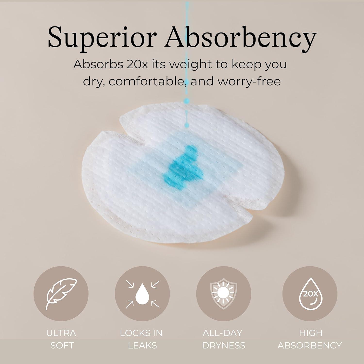 image:imageLansinoh Stay Dry Disposable Nursing Pads Soft and Super Absorbent Breast Pads Breastfeeding Essentials for Moms 200 Count36 Count