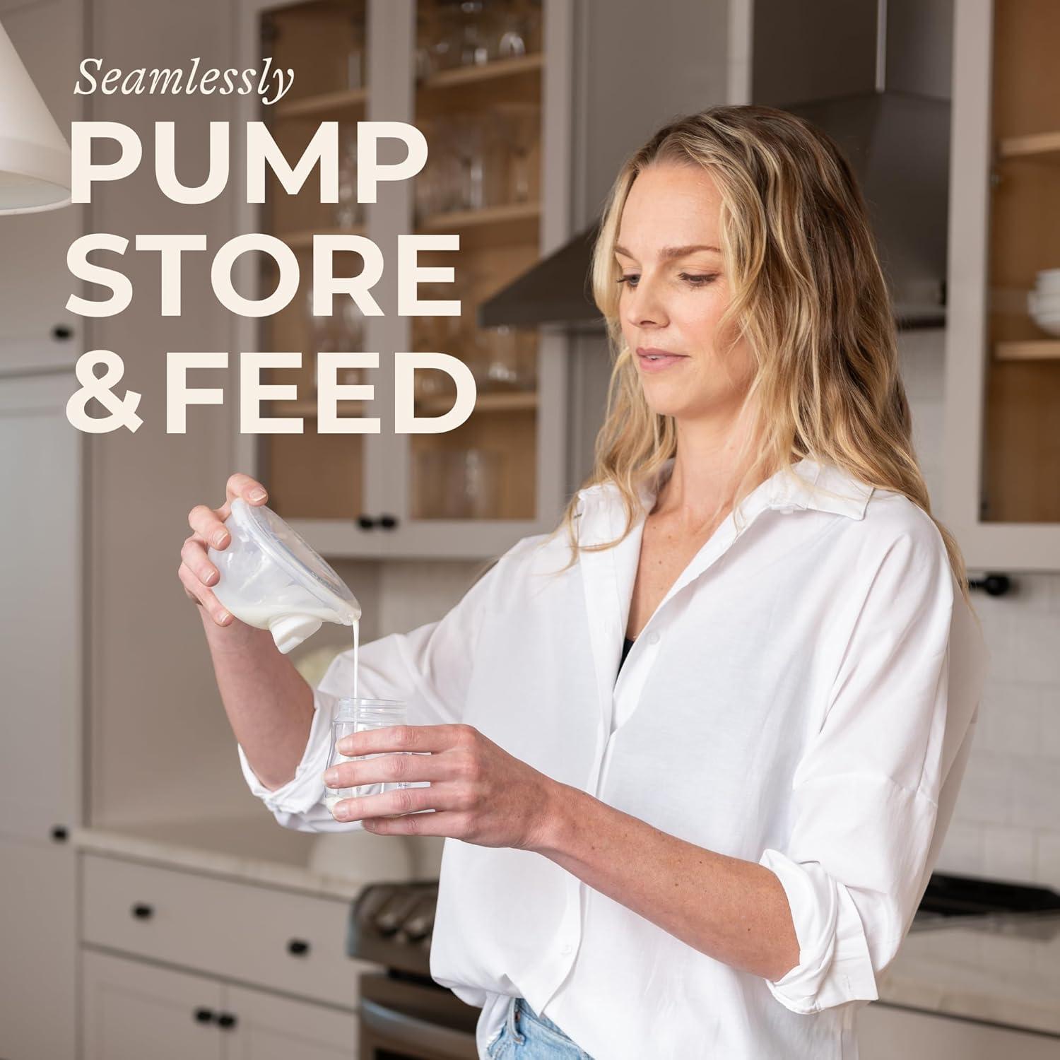 image:imageLansinoh Thrive 2in1 Breast Pump The Freedom of a Wearable Plus The Power of a HospitalStrength PumpAll in one Sleek Portable Design Model P3