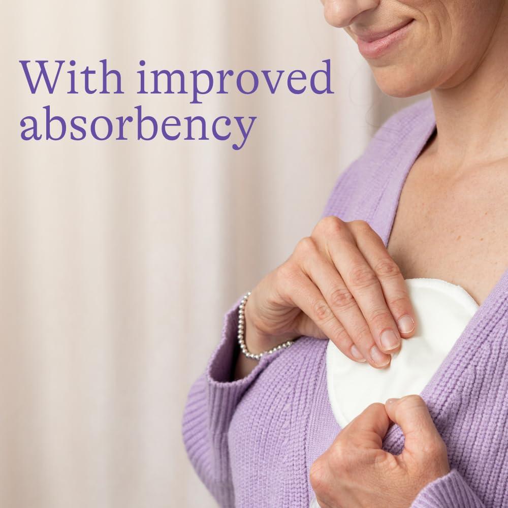 image:imageLansinoh Washable Nursing Pads Made with Organic Bamboo Viscose Reusable Breast Pads for Breastfeeding with Wash Bag Breastfeeding Essentials 10 Count10 Count Pack of 2