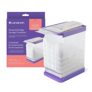 image:imageLansinoh Breastmilk Storage Container with QuickFreeze Tray Stores up to 10 Breast Milk Bags Made Without BPABPS Includes 5 Milk Bags