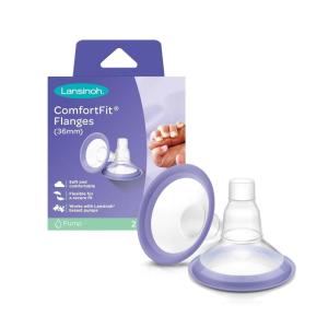image:imageLansinoh ComfortFit Breast Pump Flanges Size 305mm 2 Count36mm