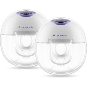 image:imageLansinoh DiscreetDuo Extra Pumping Set  HandsFree Wearable Breast Pump Accessories  Portable Replacement Kit with Milk Collection Cups Flanges Valves amp Bottles Pump Not IncludedDiscreetDuo Breast Pump