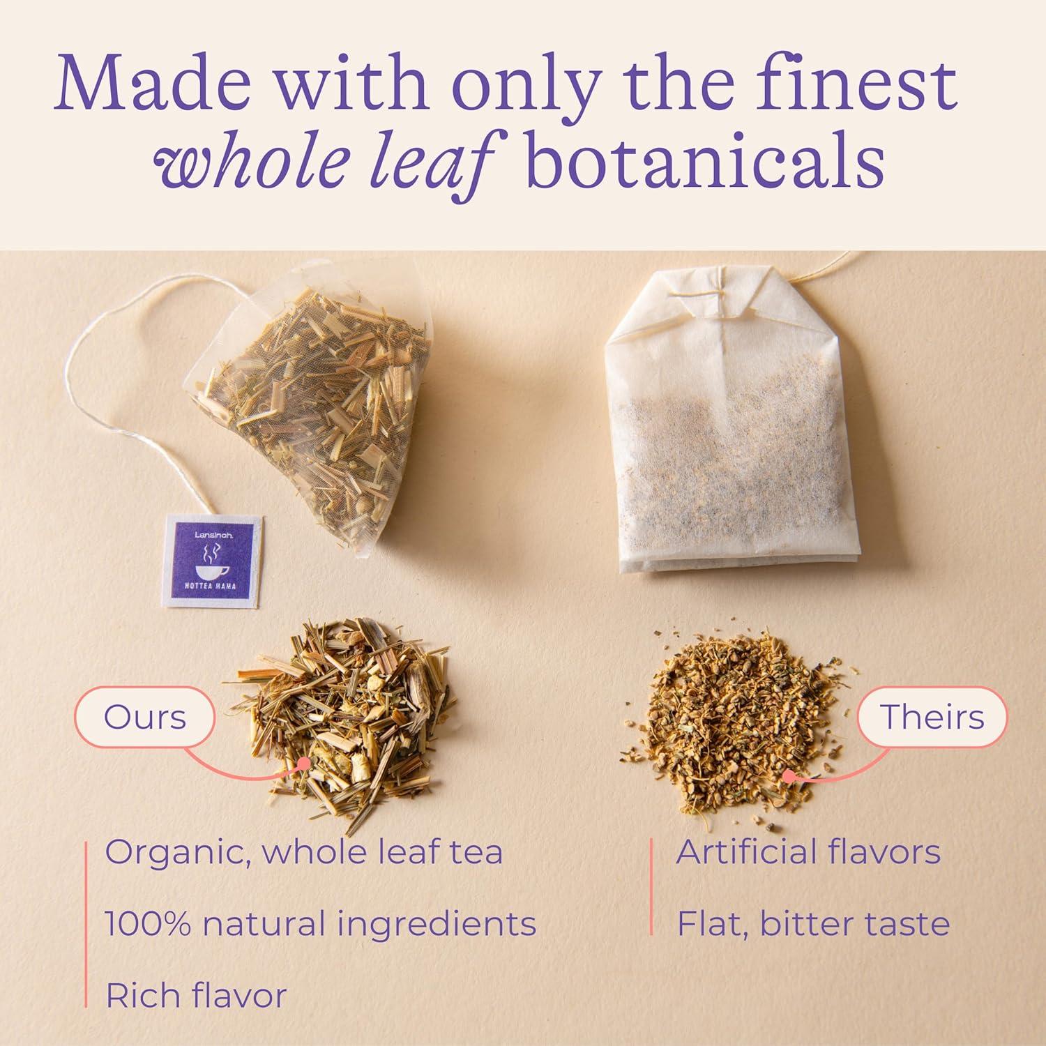image:imageLansinoh HotTea Mama Morning Rescue Pregnancy Morning Sickness Relief Tea Lemon amp Ginger CaffeineFree SugarFree Essentials for Pregnant Women Includes 14 Tea SachetsMorning Rescue