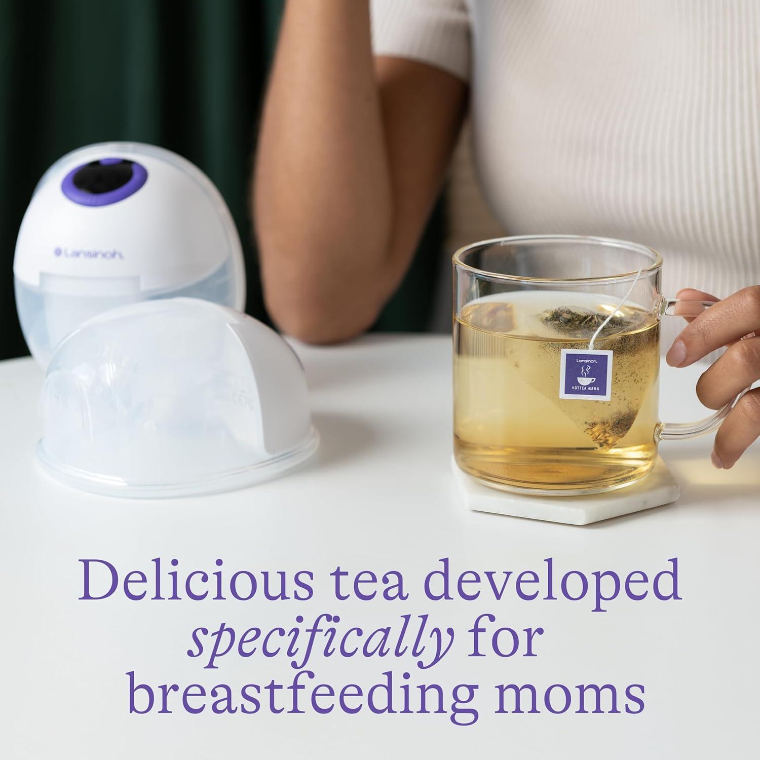 image:imageLansinoh HotTea Mama Morning Rescue Pregnancy Morning Sickness Relief Tea Lemon amp Ginger CaffeineFree SugarFree Essentials for Pregnant Women Includes 14 Tea SachetsFinal Push