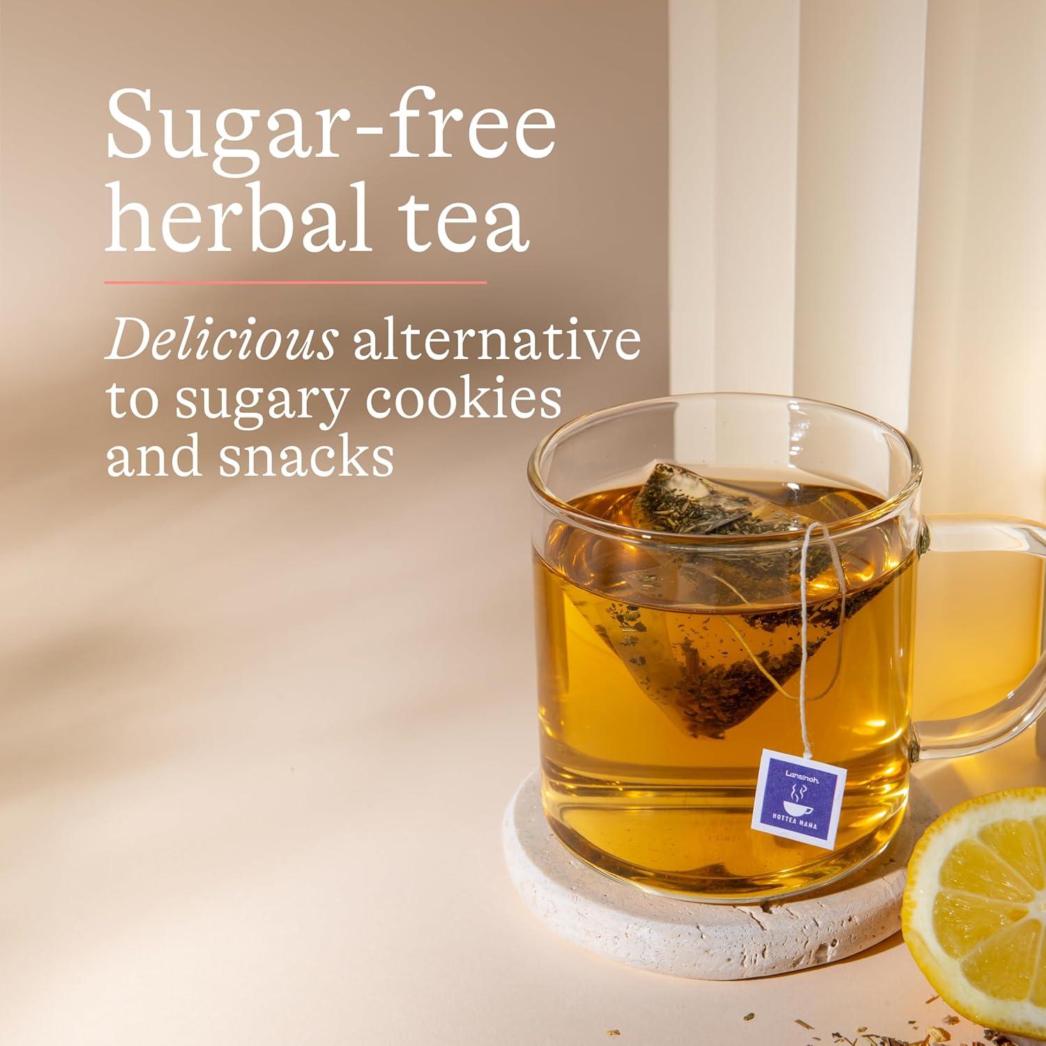 image:imageLansinoh HotTea Mama Morning Rescue Pregnancy Morning Sickness Relief Tea Lemon amp Ginger CaffeineFree SugarFree Essentials for Pregnant Women Includes 14 Tea SachetsFinal Push