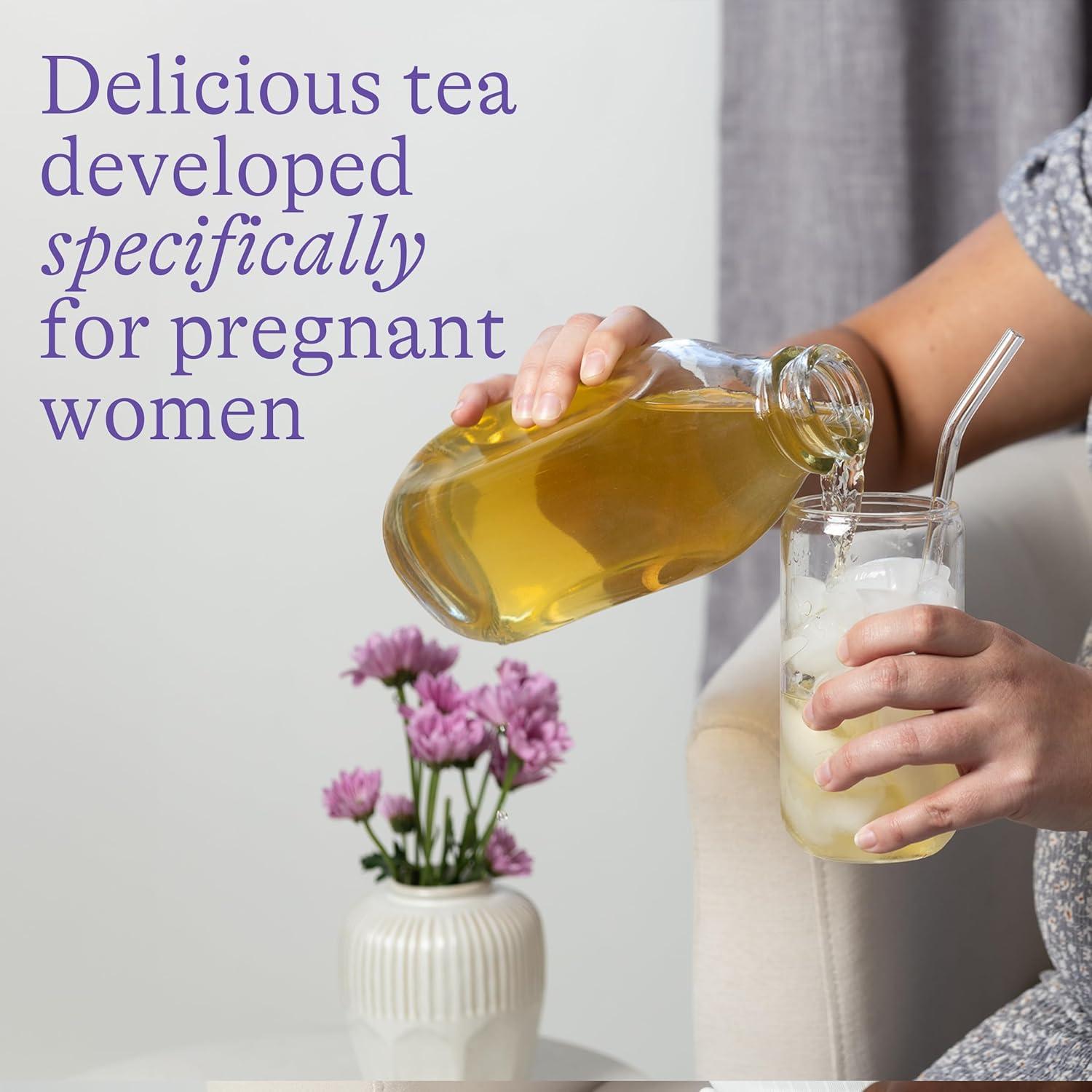 image:imageLansinoh HotTea Mama Morning Rescue Pregnancy Morning Sickness Relief Tea Lemon amp Ginger CaffeineFree SugarFree Essentials for Pregnant Women Includes 14 Tea SachetsMorning Rescue