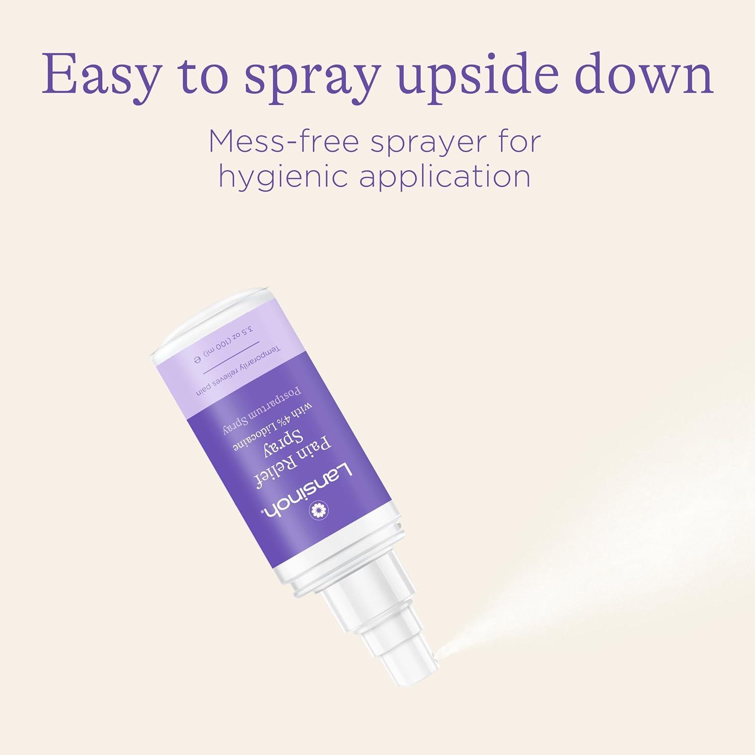 image:imageLansinoh 4 Lidocaine Perineal Spray Pain Relief for Postpartum Care 35 Ounces