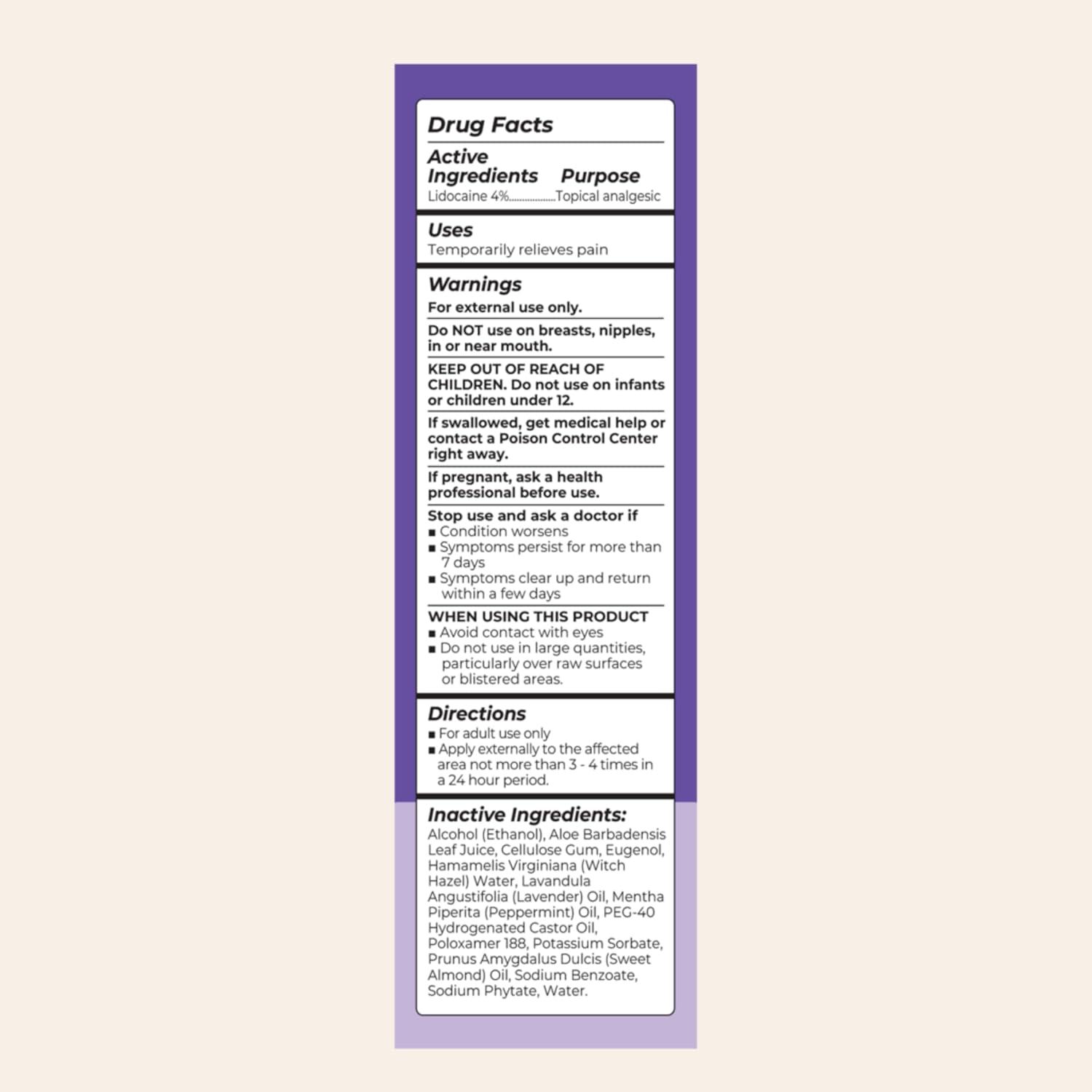 image:imageLansinoh 4 Lidocaine Perineal Spray Pain Relief for Postpartum Care 35 Ounces