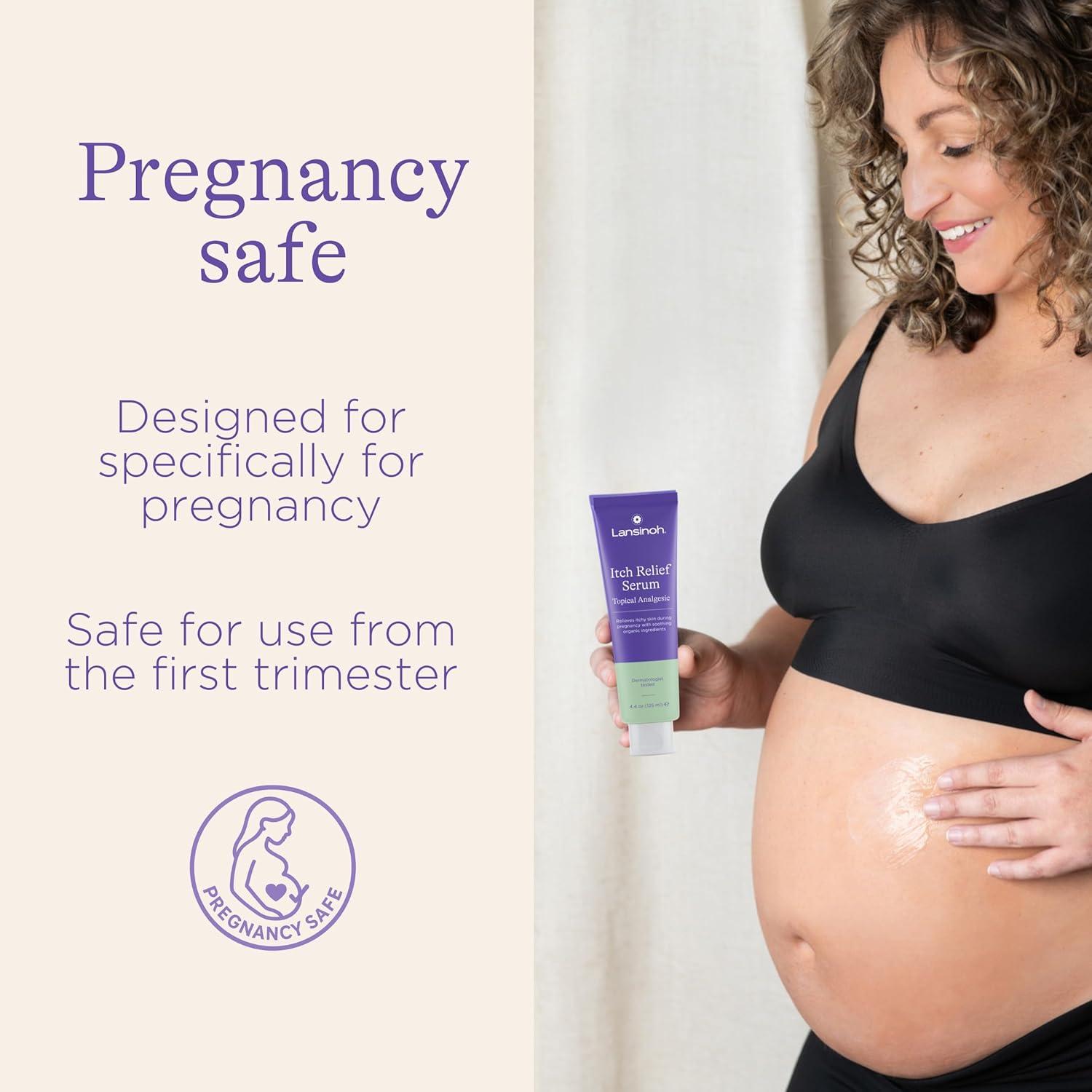 image:imageLansinoh AntiItch Serum for Pregnant Moms Itchy Skin Care Cream for Pregnancy Prenatal amp Postnatal Skin Care Safe for First Trimester Pregnancy Essentials 44 Ounces