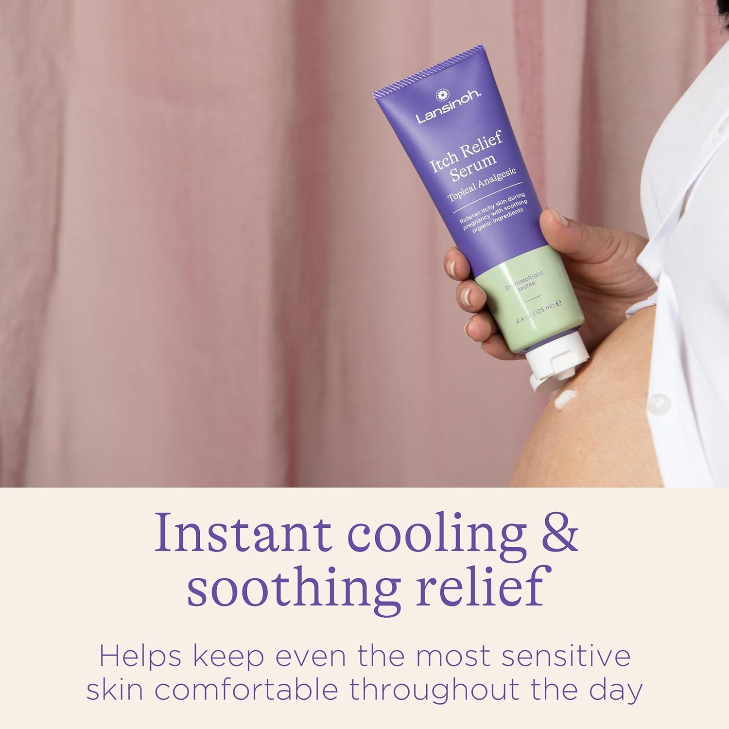 image:imageLansinoh AntiItch Serum for Pregnant Moms Itchy Skin Care Cream for Pregnancy Prenatal amp Postnatal Skin Care Safe for First Trimester Pregnancy Essentials 44 Ounces
