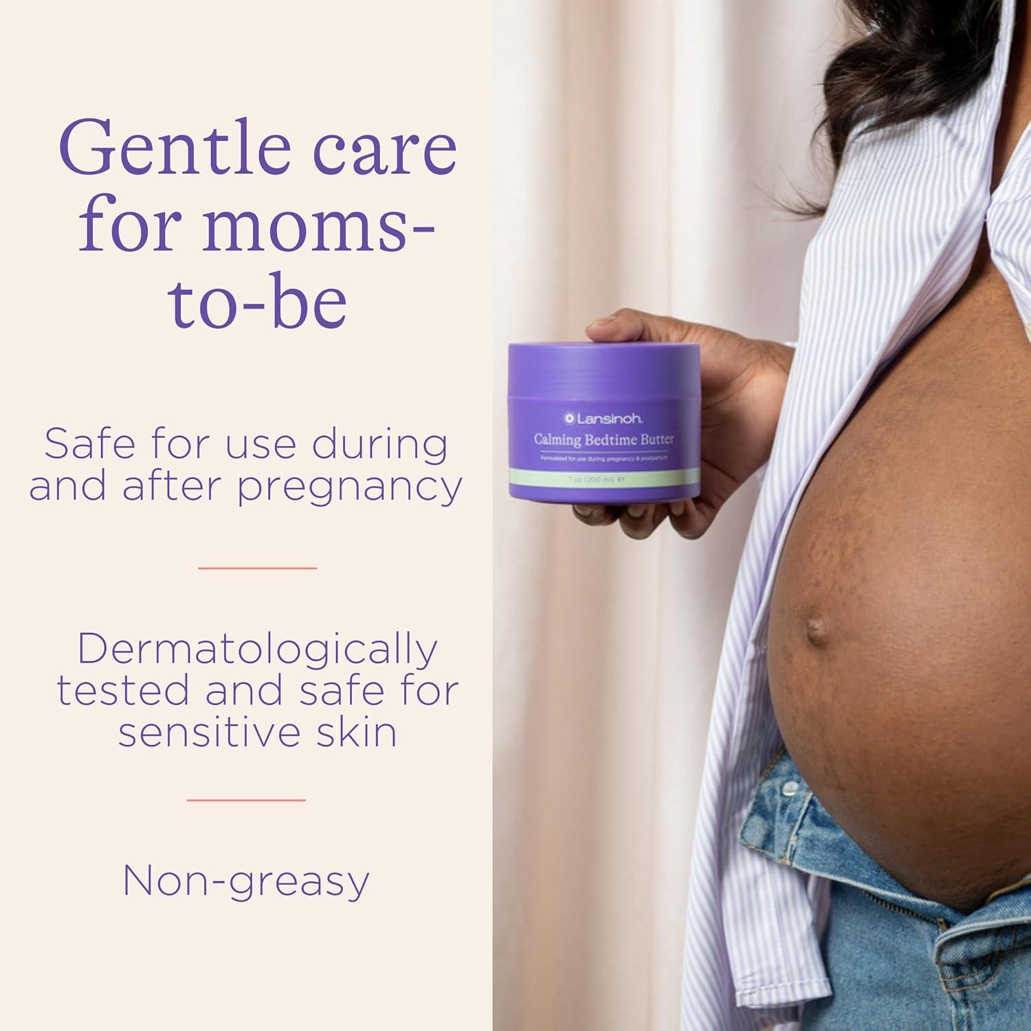 image:imageLansinoh Magnesium Bedtime Butter Body Lotion for Pregnant Moms Calm Magnesium Lotion for Aching Muscles Lotion for Women amp Soothing Massage Promote Relaxation Help Ease Cramps 7 oz