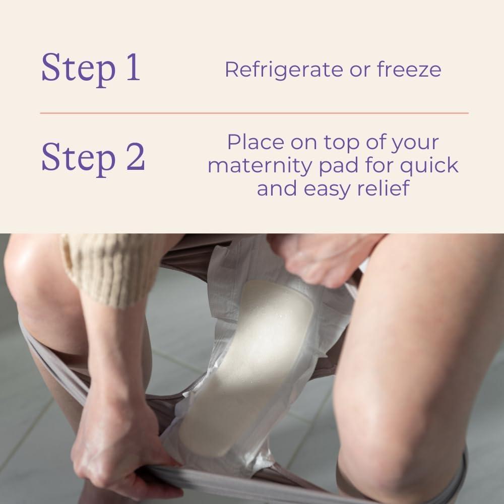 image:imageLansinoh Postpartum Cooling Pads Perineal Ice Packs 12 Count Witch Hazel Pads for Postpartum Care Padsicles with Cooling and Comforting Aloe Vera12 Count