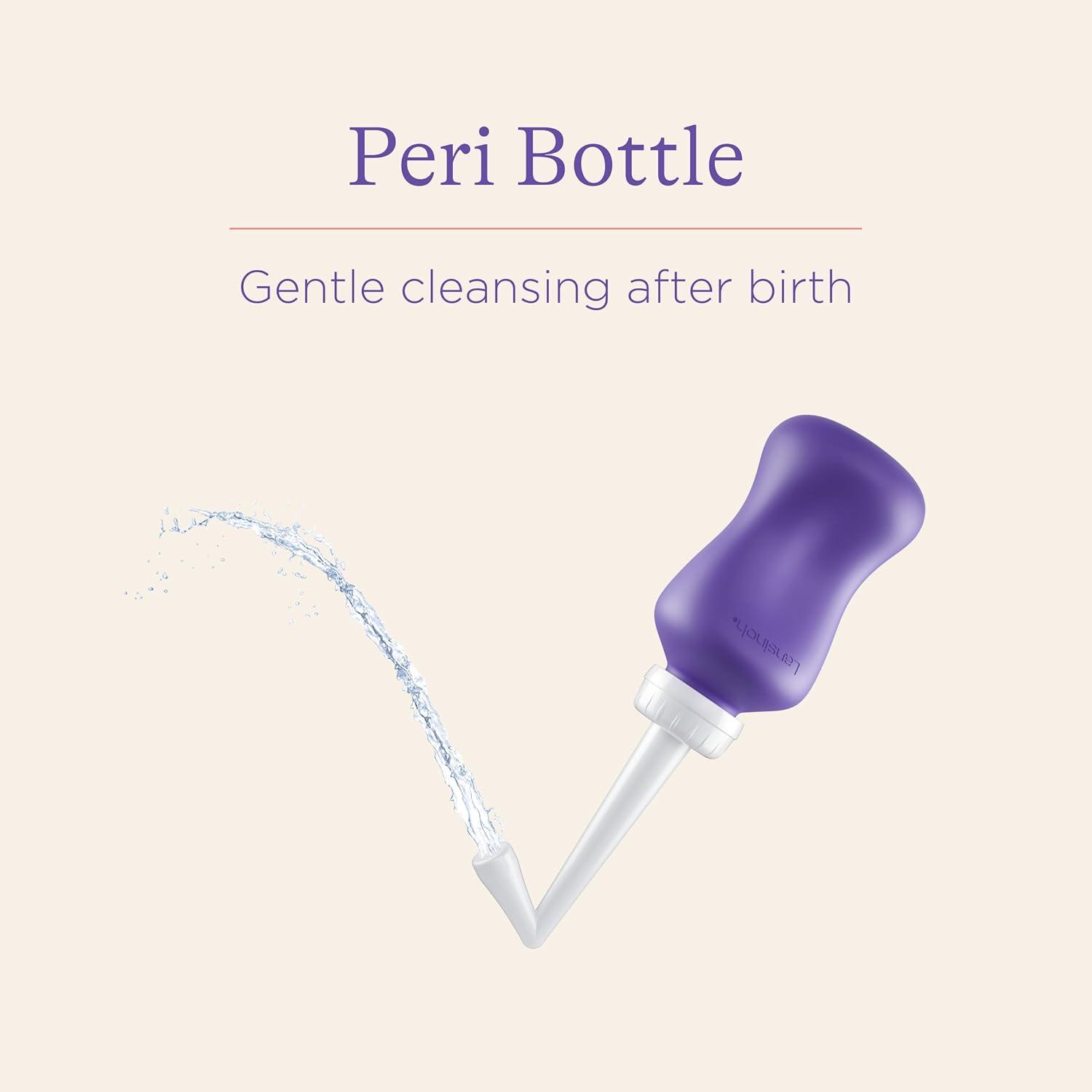 image:imageLansinoh Postpartum Recovery Essentials Kit 8Piece New Mom Gift Set with Peri Bottle Herbal Spray amp Ice Packs for Soothing After Birth Care