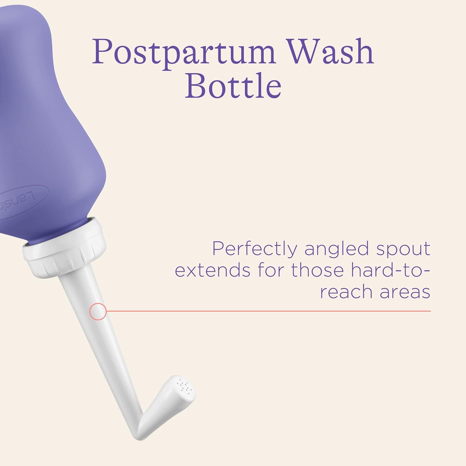 image:imageLansinoh Upside Down Peri Bottle for Postpartum Care and Gentle Cleansing 122 Ounce Bottle