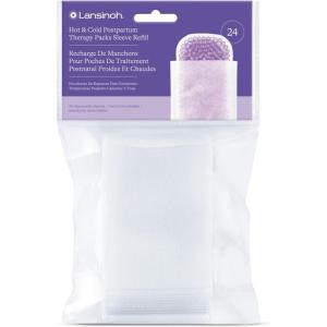 image:imageLansinoh Hot amp Cold Postpartum Therapy Packs Disposable Sleeve Refill 24 CountHot and Cold Disposable Sleeve Refill